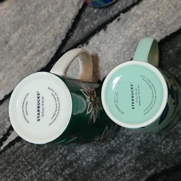 STARBUCKS JUNGLE FLORAL WATER BOTTLE COFFEE CUPS BUNDLE - Picture 16 of 16